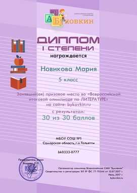 Подготовка к олимпиаде по литературе советы и рекомендации