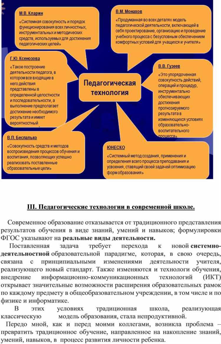 Современные педагогические методики для изучения