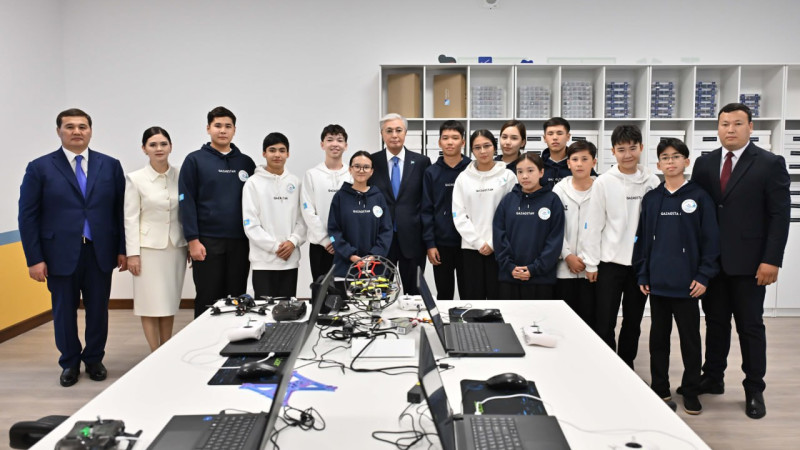 Касым-Жомарт Токаев ознакомился с работой творческой и инновационной академии в Кызылорде