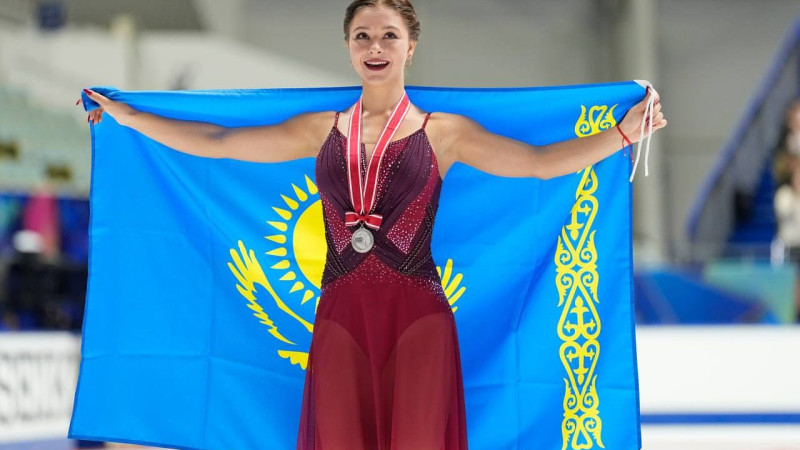 Софья Самоделкина: первая медаль Казахстана на этапе Гран-при в женском одиночном фигурном катании