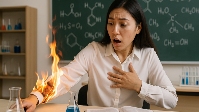 Учитель химии получила ожоги при эксперименте в школе Казахстана