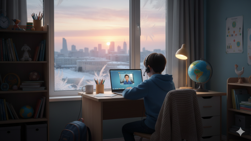 Часть школьников Астаны перейдёт на дистанционное обучение 28 января