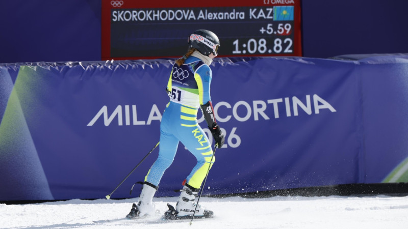 Казахстанская горнолыжница Александра Скороходова: 37-е место в гигантском слаломе Олимпиады-2026