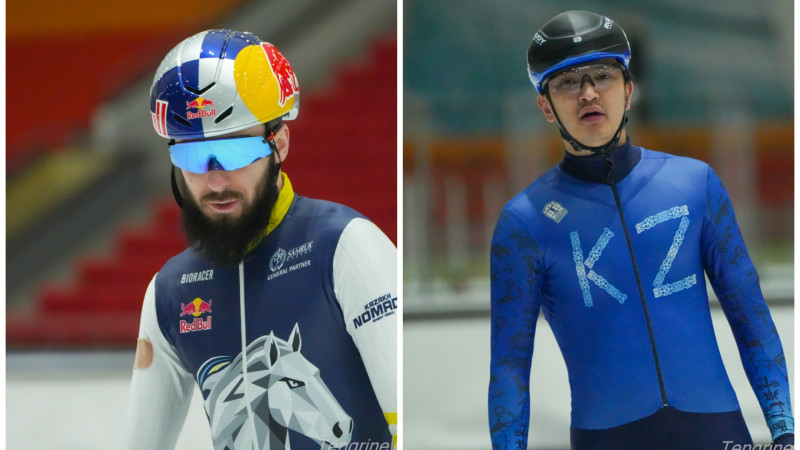 Казахстанцы Никиша и Ажгалиев прошли квалификацию и вышли в 1/4 финала Олимпиады по шорт-треку