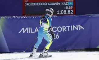Казахстанская горнолыжница Александра Скороходова: 37-е место в гигантском слаломе Олимпиады-2026