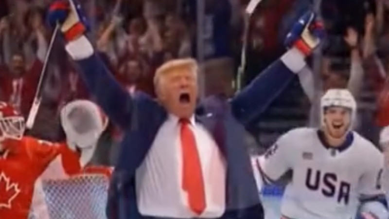 Трамп громит сборную Канады по хоккею: вирусное видео с Президентом США