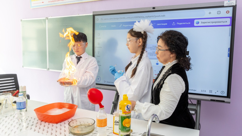 КТК-К инициирует проект по модернизации пяти кабинетов химии в сельских школах Казахстана