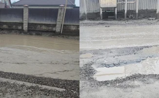 Алматинский школьник пожаловался на ямы и грязь: состояние дорог в микрорайоне Рахат-Мадениет