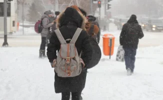 Астана укрылась под снежным покрывалом: учащиеся второй смены отправлены в виртуальный класс